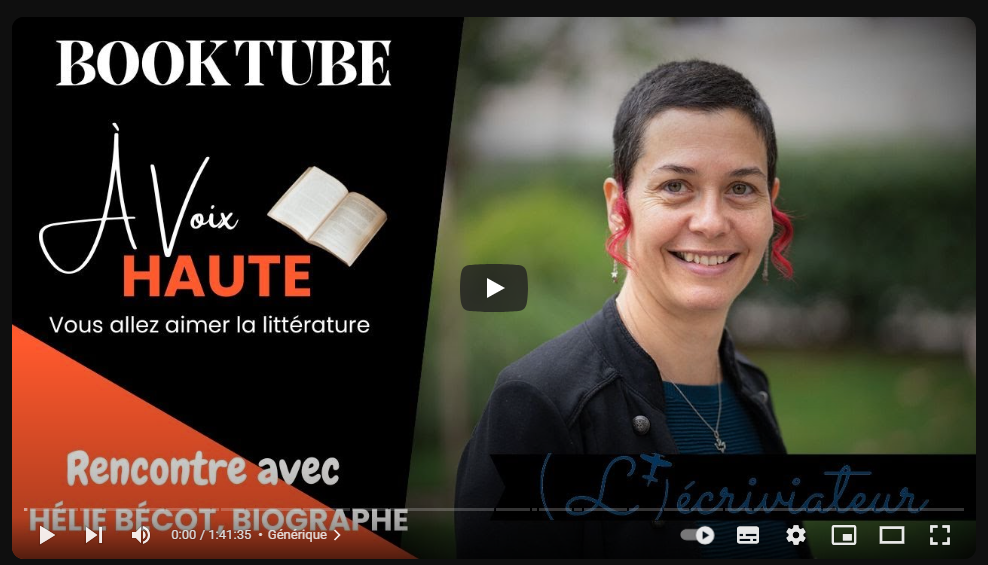 Vignette YouTube entretien biographe Hélie Bécot